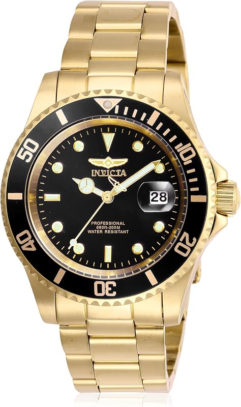 Reloj Invicta Pro Diver de cuarzo para hombre con correa de acero inoxidable