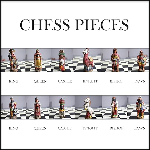 Miniatura 4 de Juego de ajedrez de madera hecho a mano, edición de lujo para viajes con diseño artesanal, juego de mesa de estrategia clásico