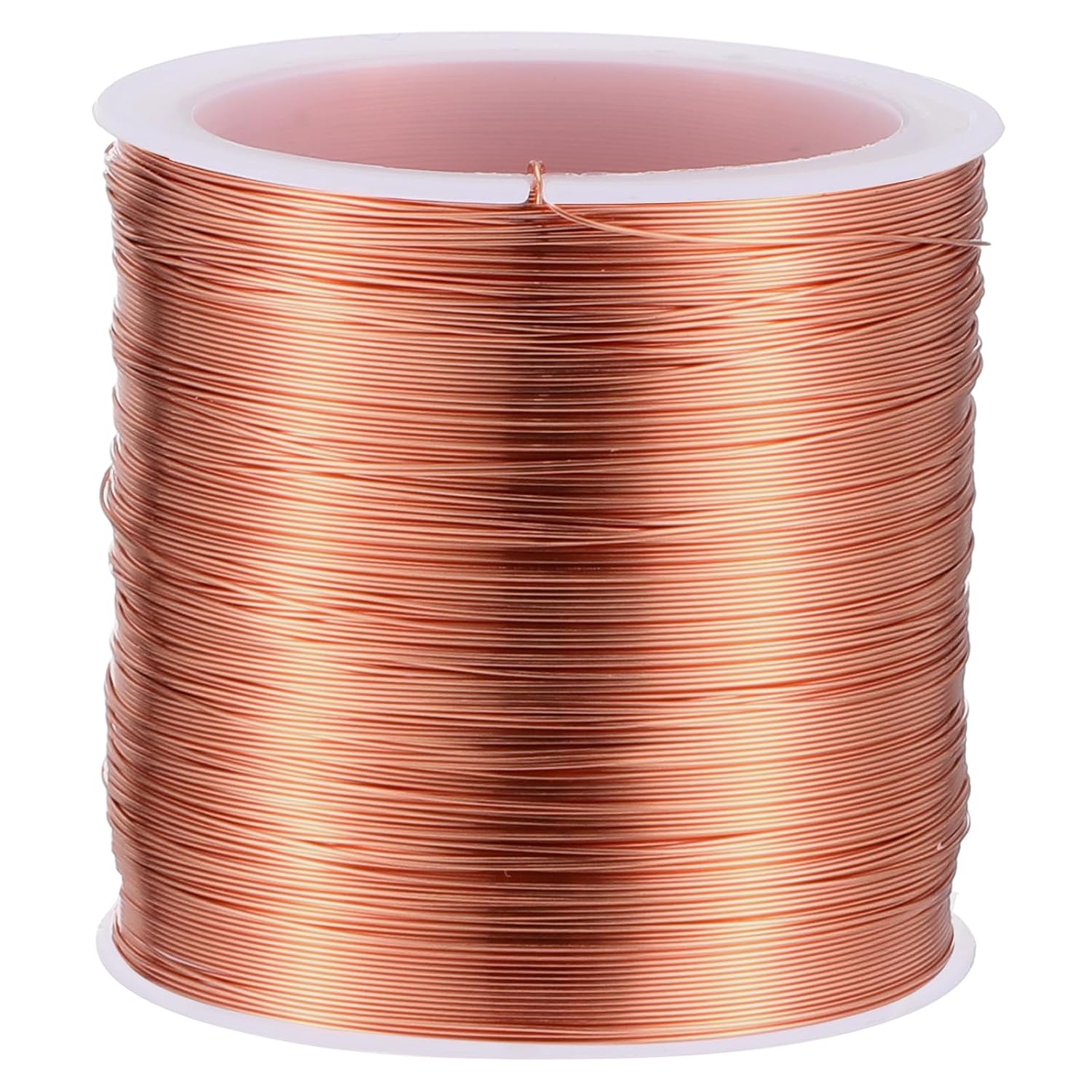28 Gauge Jewelry Copper Wire, 328 ft/100 m Rust Resistant Craft Copper Wires, Bulk Soft Pure Silver Coppers Wire, Plated Metal Thin Beads Wires for Making Crafts Wrapping Jewelry
