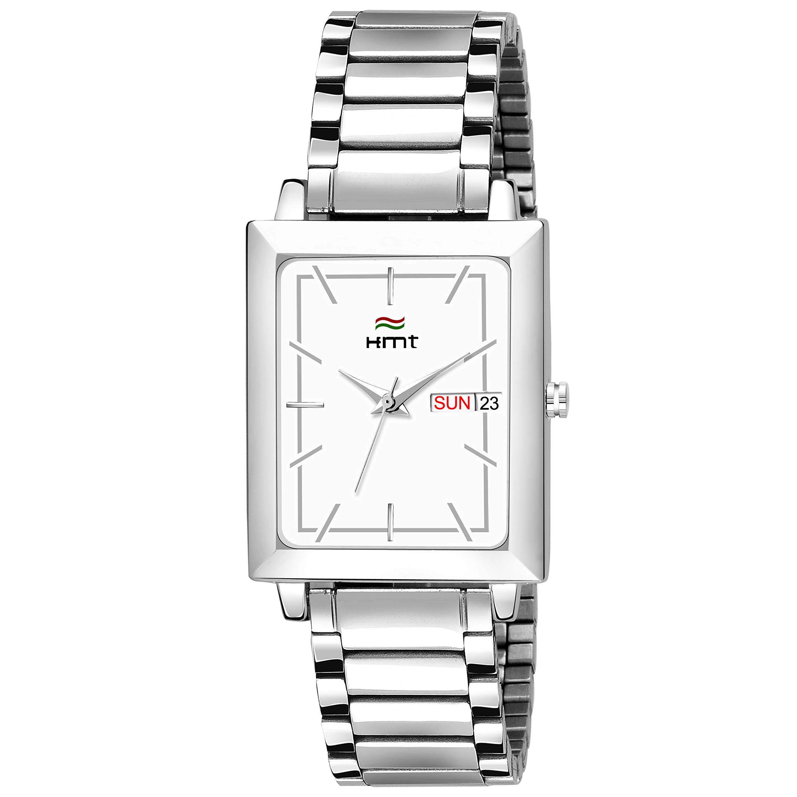 HEMT Day and Date Display Analog Watch-HM-GSQ302-SLV-CH (B081VBK51F) Amazon Price History, Amazon Price Tracker