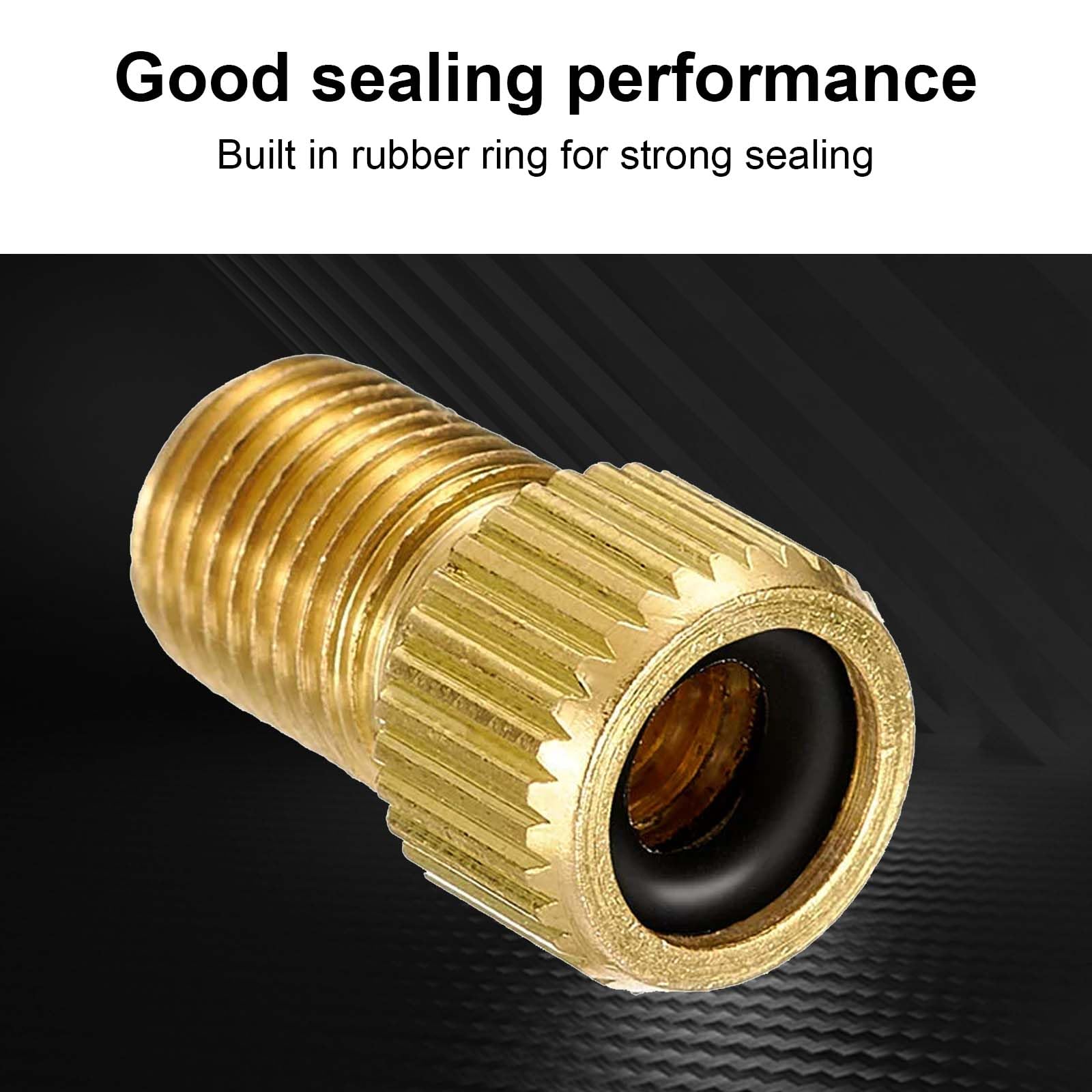 Sclaverand Presta Dunlop, adapter do wentyli rowerowych, 10 sztuk, adapter do wentyli francuskich wentyli rowerowych, adapter do wentyli DV i SV