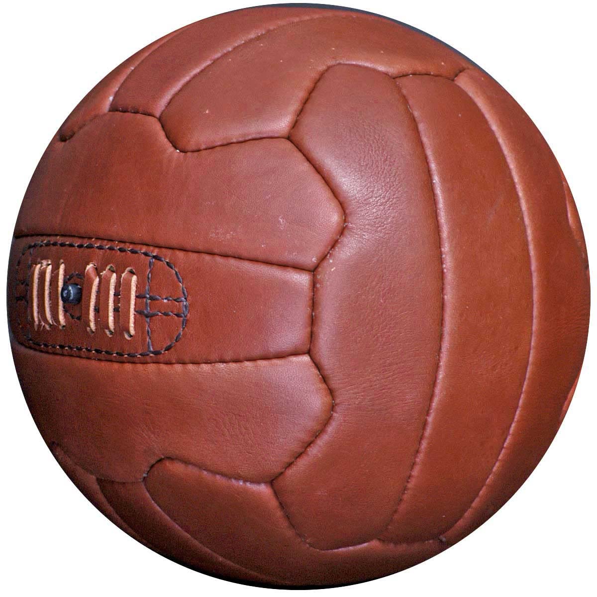 New Retro Leather 18 Panel Soccer Size 5 Vintage Style Hand Stitched Ball
