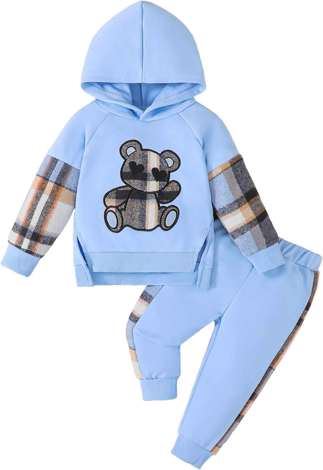 sweetabby Toddler Baby Girl Clothes Long Sleeve Hoodies Sweatshirt Pants Fall Sweatsuit Outfits Baby Clothes for Girls