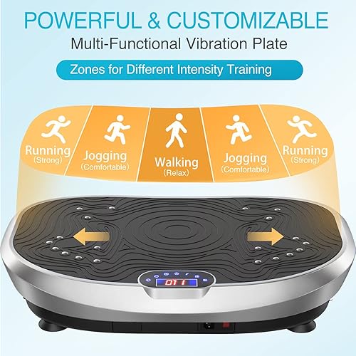 Miniatura 3 de AXV Vibration Plate Exercise Machine Whole Body Workout Power Vibrate Fitness Platform Vibrating Machine Exercise Board for Weight Loss Shaping