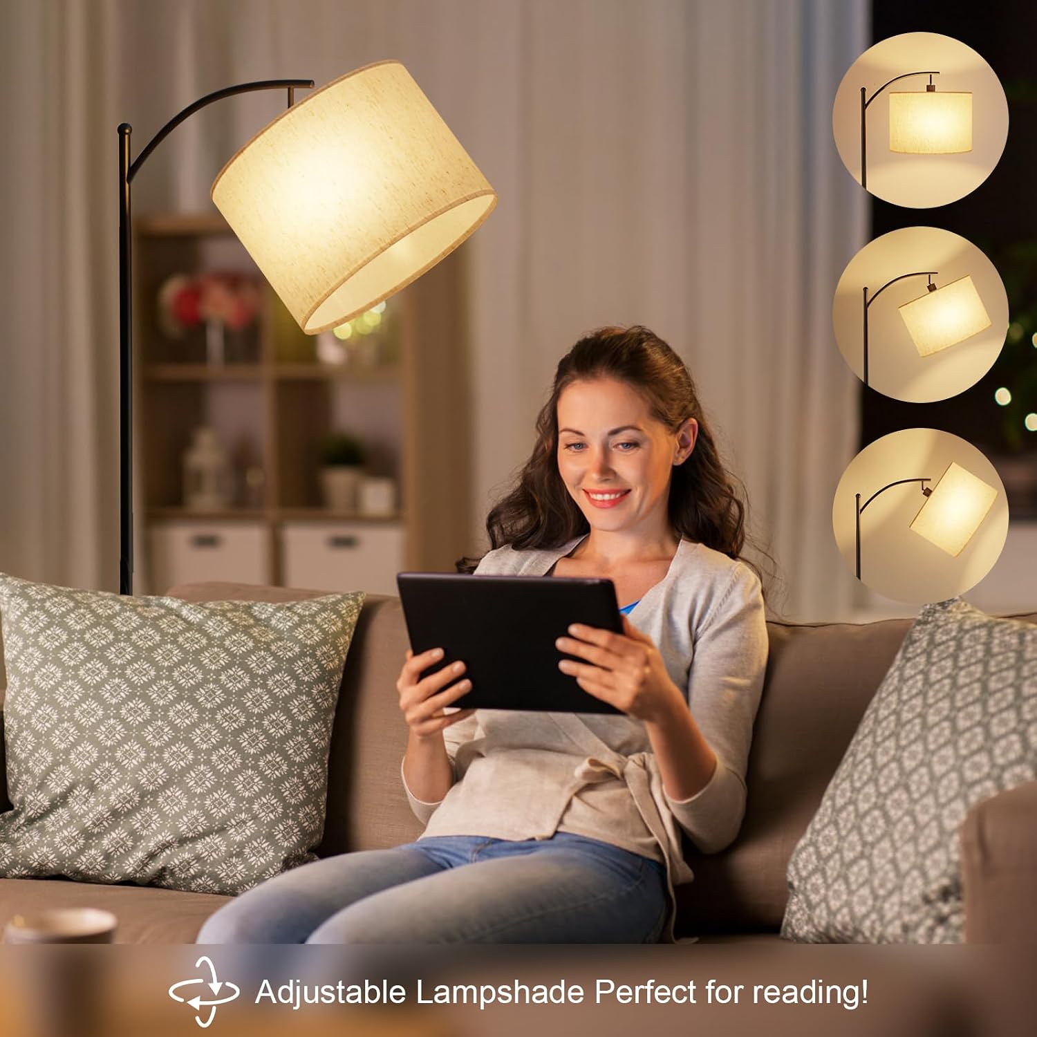 Remote control attaching magnetically to lamp polyn