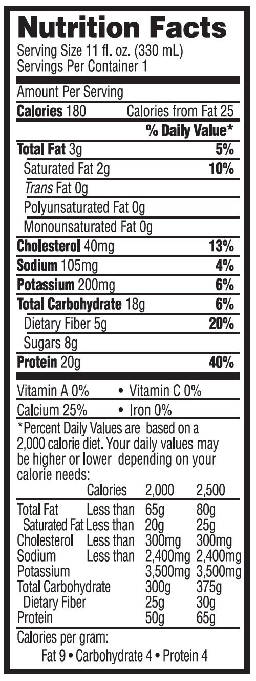 Muscle Milk Smoothie Protein Yogurt Shake, Blueberry, 20g Protein, 11