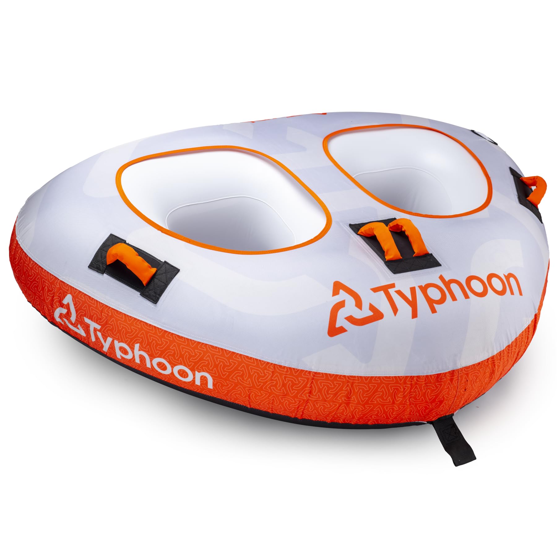 AB Tools Typhoon Towable Tube Inflatable 2 Person 57in x 76in Watersport Boat Duo Surge