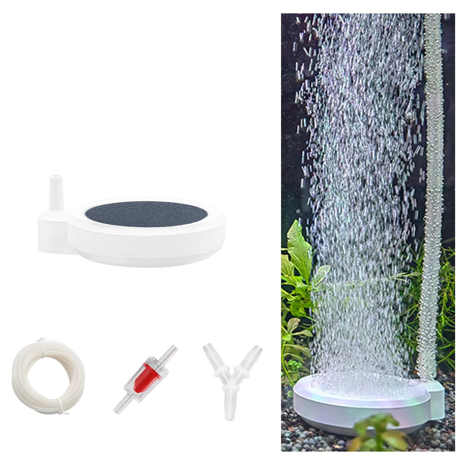 JVHLOV Aquarium Air Stone, Air Stones for Fish Tanks Fish Tank Air Stone, for Dissolved Oxygen Fish Tank Accessories