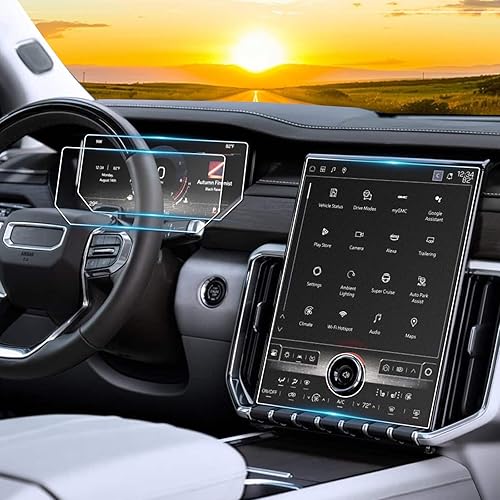 Miniatura 228 de Protector de pantalla para GMC Sierra 1500/2500HD/3500HD (AT4/AT4X/Denali/Denali Ultimate) Protector de pantalla táctil de 13.4 pulgadas y 12.3 Kit