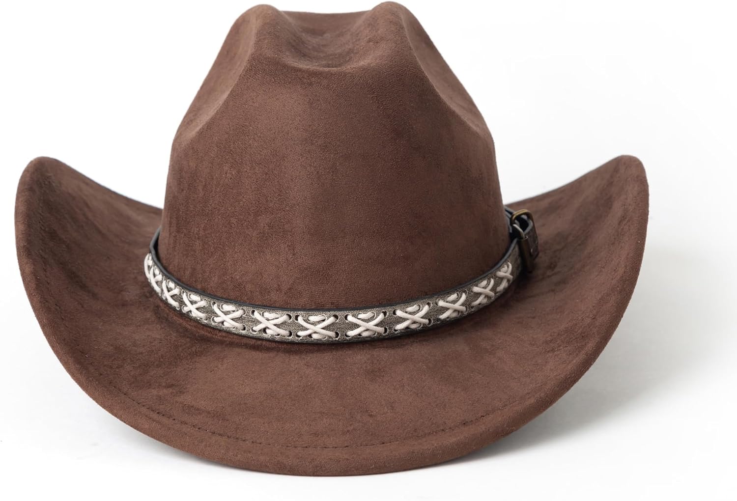 Suede Cowboy Hat Western Wide Brim Womens Hats Cowgirl Hats - Image 3