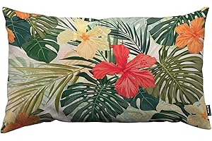 Tropicall Summer Oasis: Hibiscus Outdoor Pillowcase