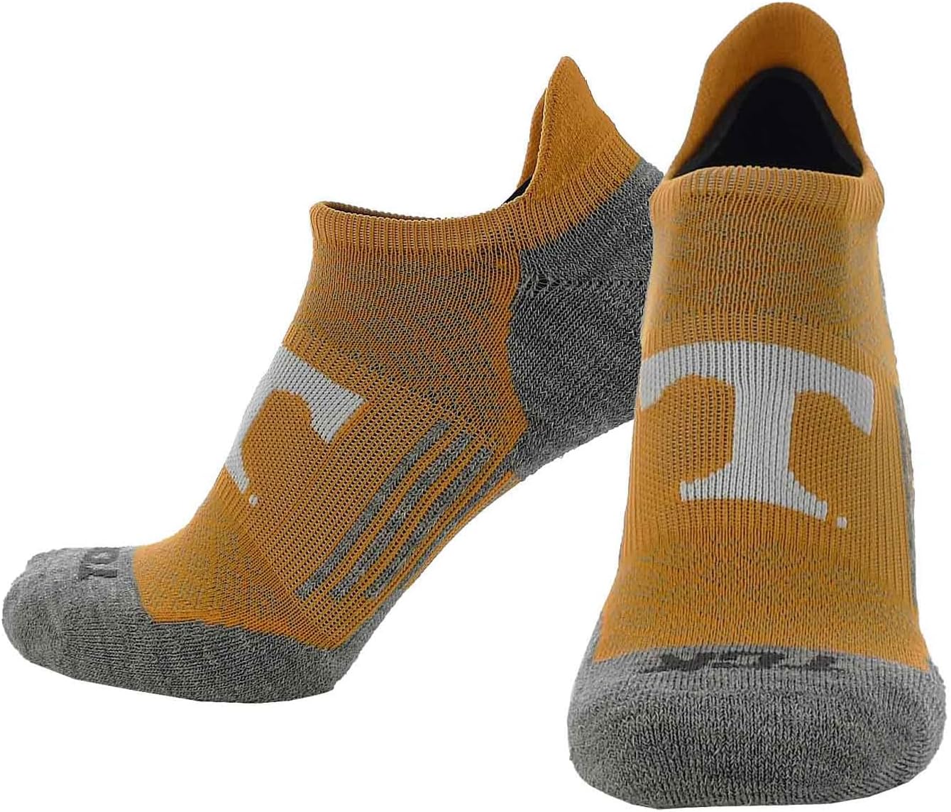TCK NCAA No Show Socks Men's & Women's | Running Golf Ankle Sock | Licensed College Fan Gameday Apparel Merchandise Gear
