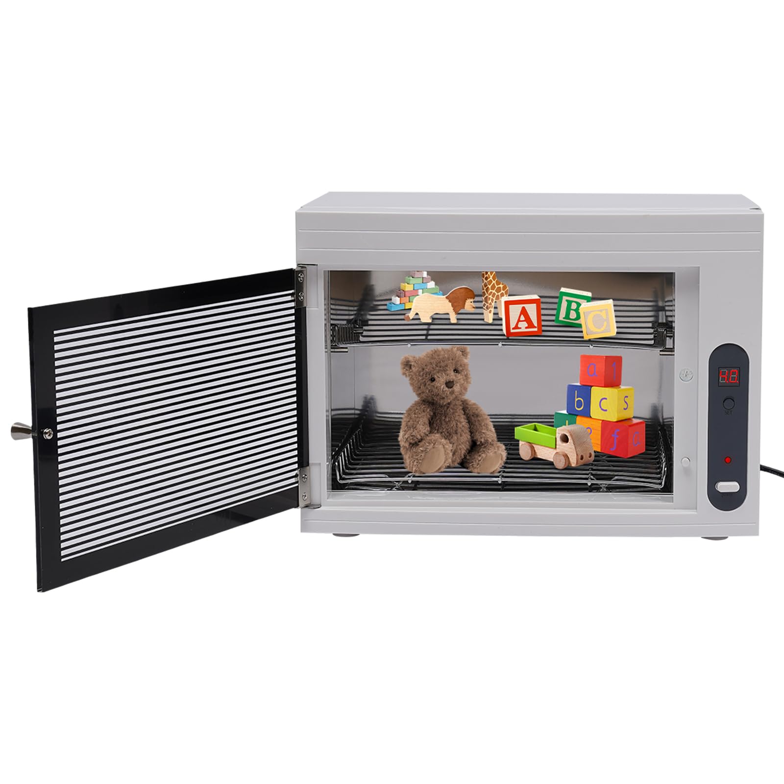 Esterilizador de aire caliente, desinfección para instrumentos, con temporizador LED, armario desinfectante UV, tres ajustes de temporizador, esterilizador en autoclave utilizado para salones de