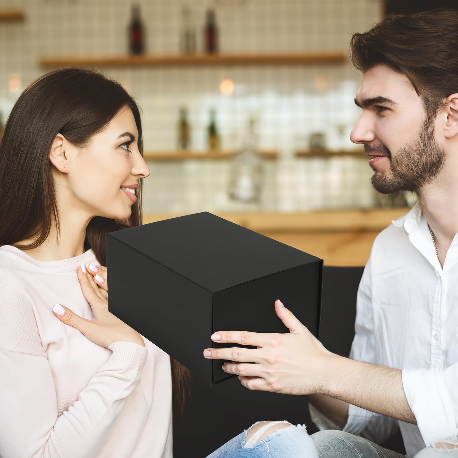 Schliersee Geschenkbox für Geschenke mit Deckel Magnetverschluss 7