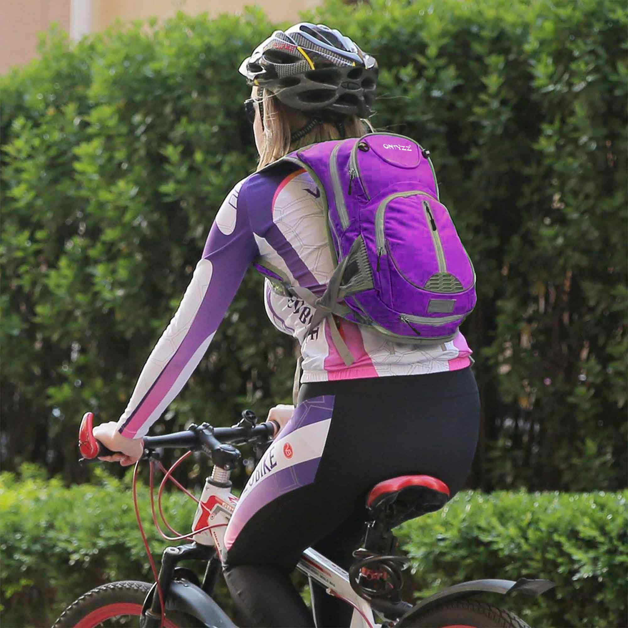ONTYZZ Sac à Dos Vélo 12L Unisexe Nylon Sac à Dos Sport étanche pour Fitness Course Randonnée Escalade Camping Ski Trekking Vélo Sac Dos