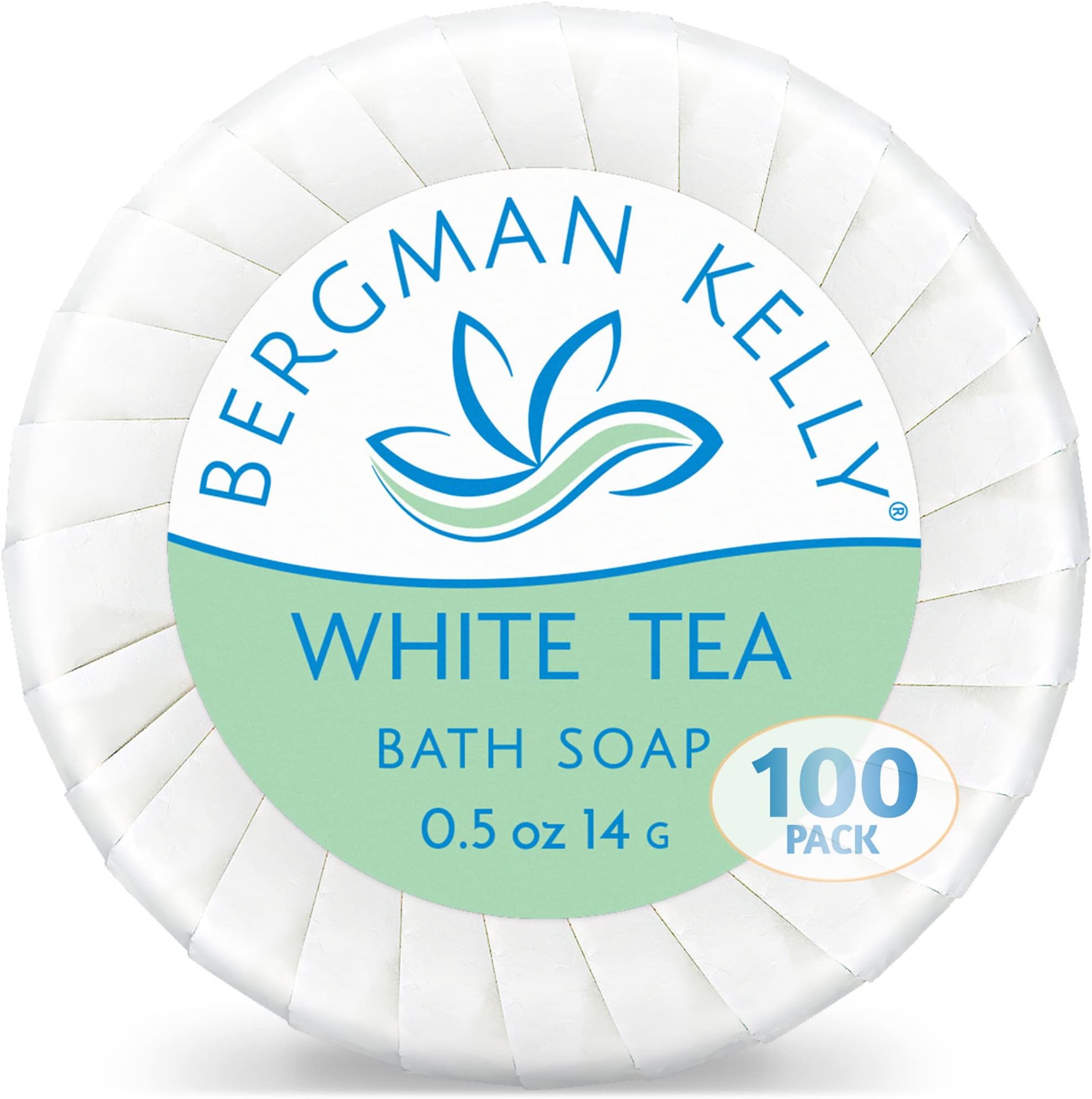 BERGMAN KELLY Hotel Soap Bars (White Tea, 1 oz, 100 PK