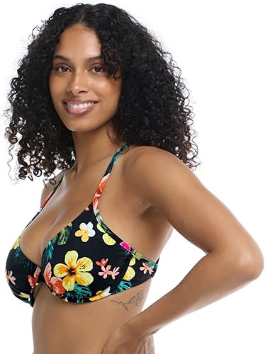 Miniatura 2 de Body Glove Traje de baño de bikini de copa D, Dd, E, F estándar para mujer, con detalle de espalda ajustable de 2 vías