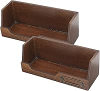 Vista 1 de Caja organizadora de joyas de madera clásica Washi Tape Holder 2pc Estuche de almacenamiento de escritorio