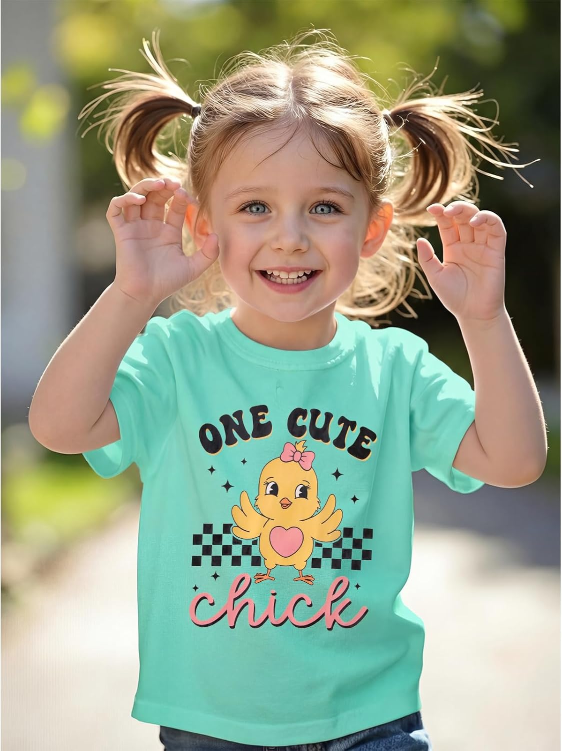 BOUTIKOME Easter Shirt for Toddler Baby Girl Boy Funny Chick Skateboard T-Shirt The Chicks Graphic Short Sleeve Tees Top - Image 2