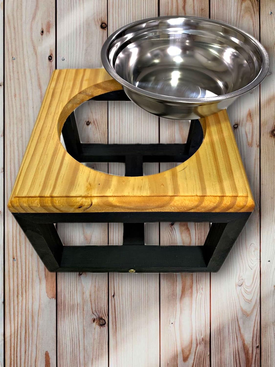 Comedouro Elevado Unitário Para Cães e Gatos - Tamanho M