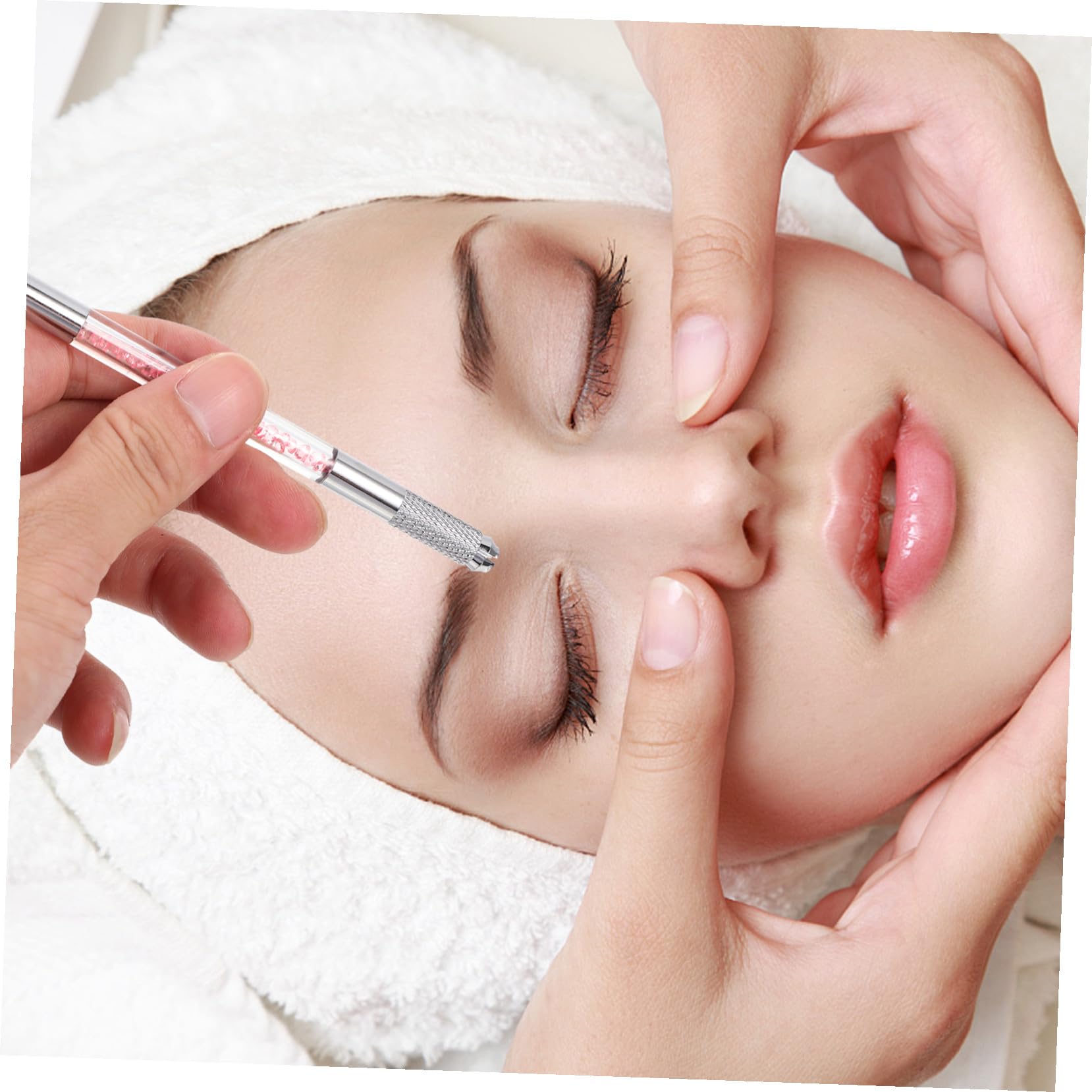 Augenbrauen Microblading Stifte mit Zwei Enden 10 Stück für Tattoo