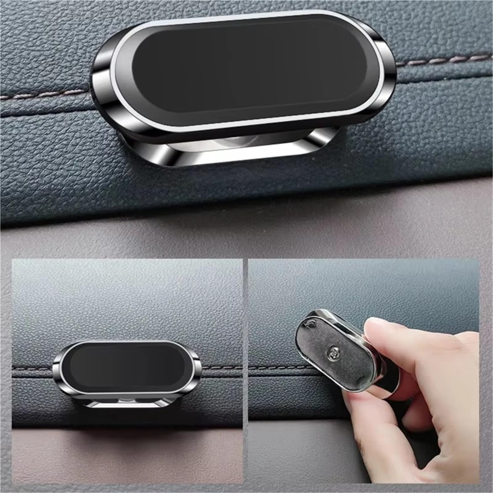 Per Samsung Supporto Universale Auto Magnetico Telefono Auto Magnetico Supporto Cellulare Supporto Telefon GPS Porta Cellulare Auto(Black)