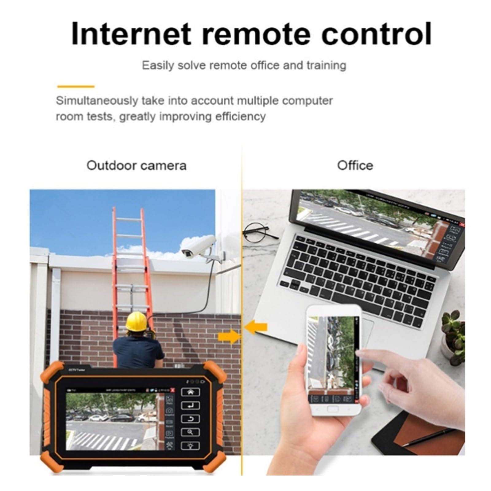 Tester per telecamere IP IPC1910C CCTV Tester Monitor 8MP AHD CVI TV SDI IPC Tester For Telecamere Ingresso VGA PTZ PoE Tester For Telecamere IP CFTV Tester Cavo Tes Monitor per tester TVCC di sicurez