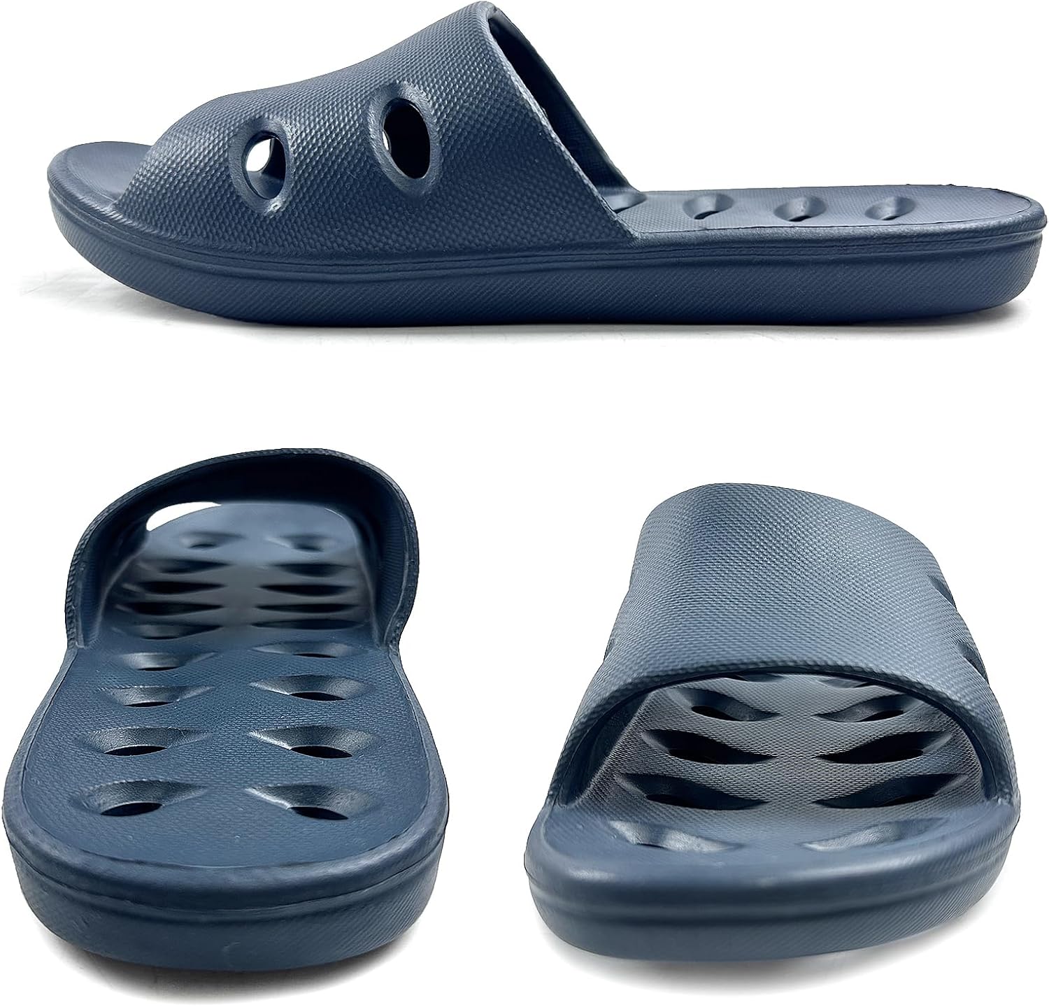 Shower Shoes Quick Dry Non-Slip Women Slippers Sandals Men Bathroom Flip-Flops for College Dorm Room Essentials Shower Sandals Slides Pool Gym Spa