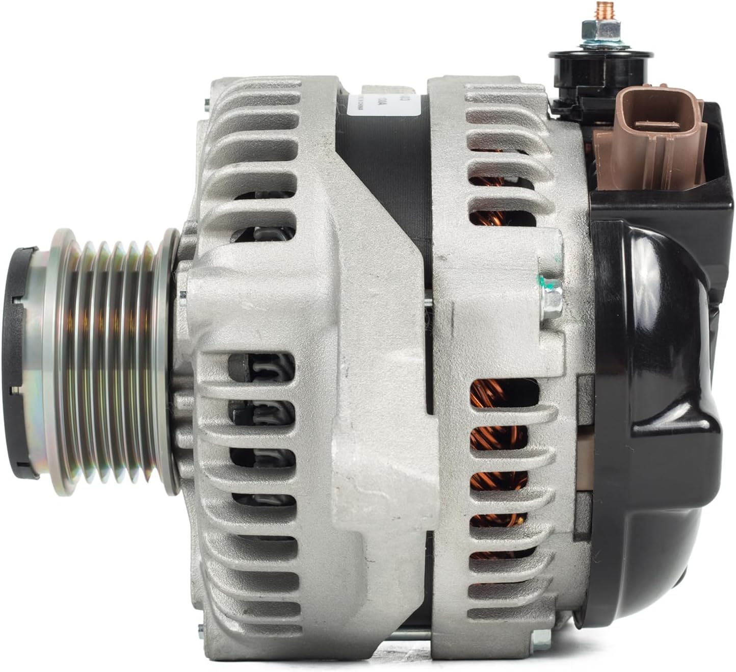 SANKAKU Alternator Compatible with Toyota Highlander L4 2.7L 2010-2014, with Toyota Venza L4 2.7L 2009-2016, Replace 104210-2350 11403, 12V 130Amp 6-Groove Pulley