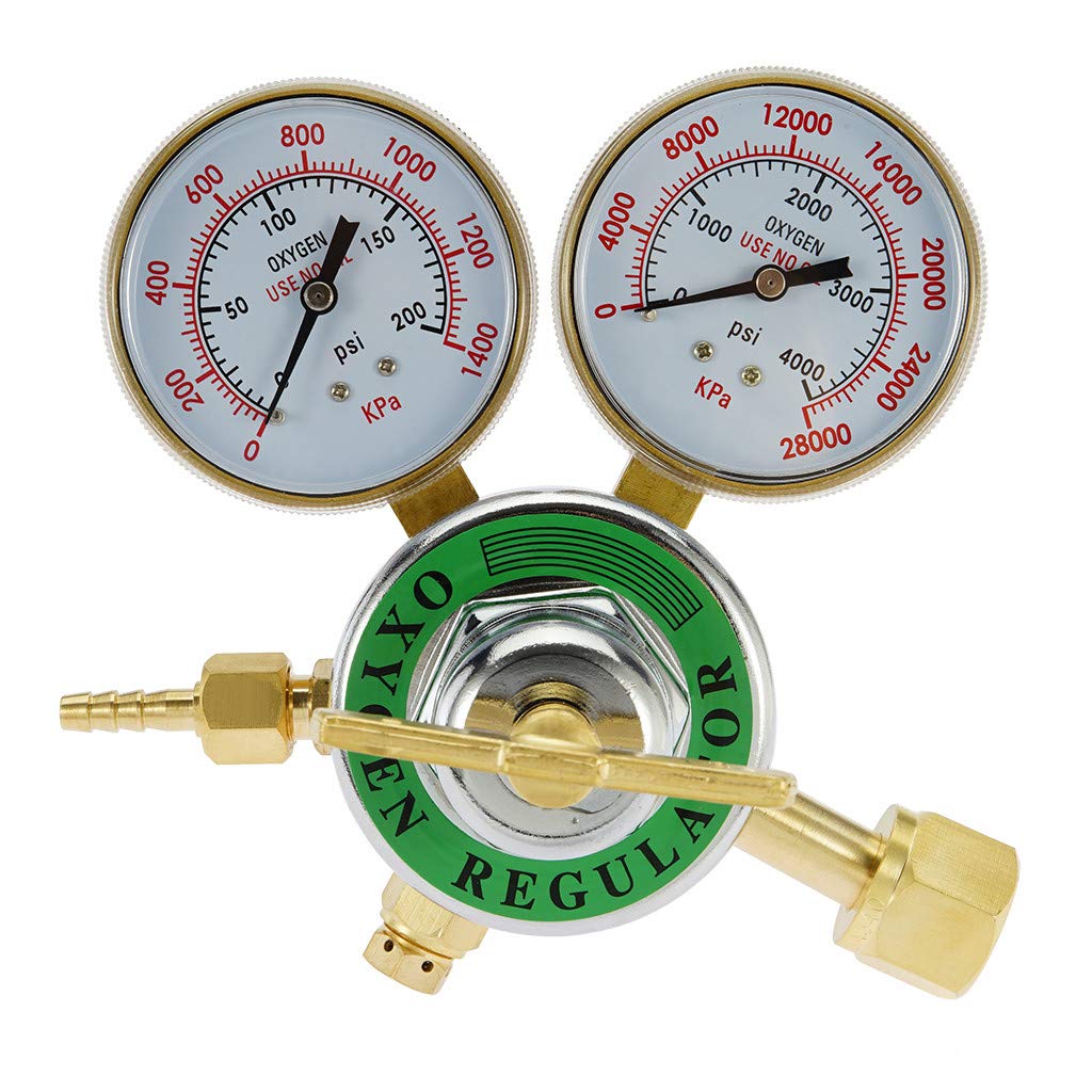Buy CGA540 Pressure Oxygen Regulator Welding Gauge Cutting Torch Tool