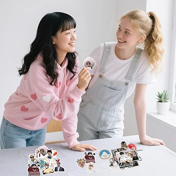 100PCS Kpop Sticker, Stray Kids Sticker Set for Party Bags, Durable Waterproof Stickers for Water Bottles Laptop Luggage Scrapbook Guitar, Perfect Gifts for Fans