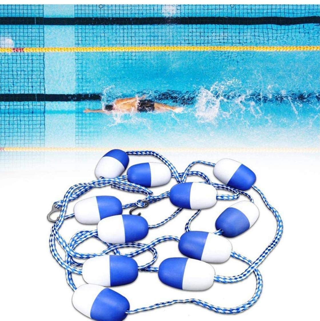 Divisor de Seguridad de la Piscina Piscina corchera Línea Ganchos 5M