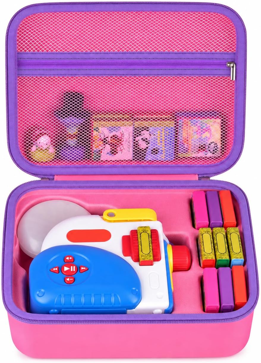 Hard Case for Little Tikes Story Dream Machine Books, Pink