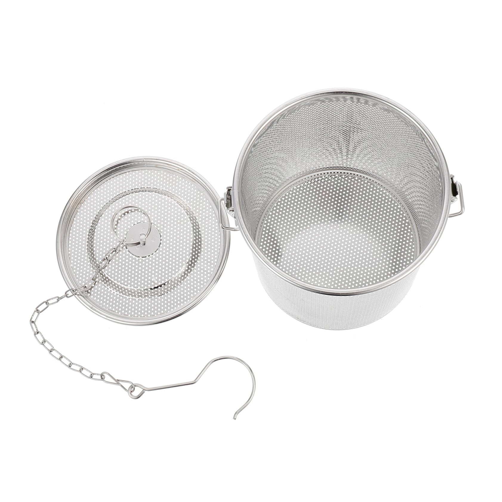 Mobestech Practical Tea Basket Slag Basket Household Filter for Seasoning Easy to Clean and Disassemble