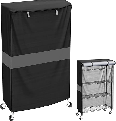 MOLLYAIR Cubierta de estantería, 600D resistente al agua, a prueba de polvo, cubiertas de estante adecuadas para exteriores, salas de estar, cocinas