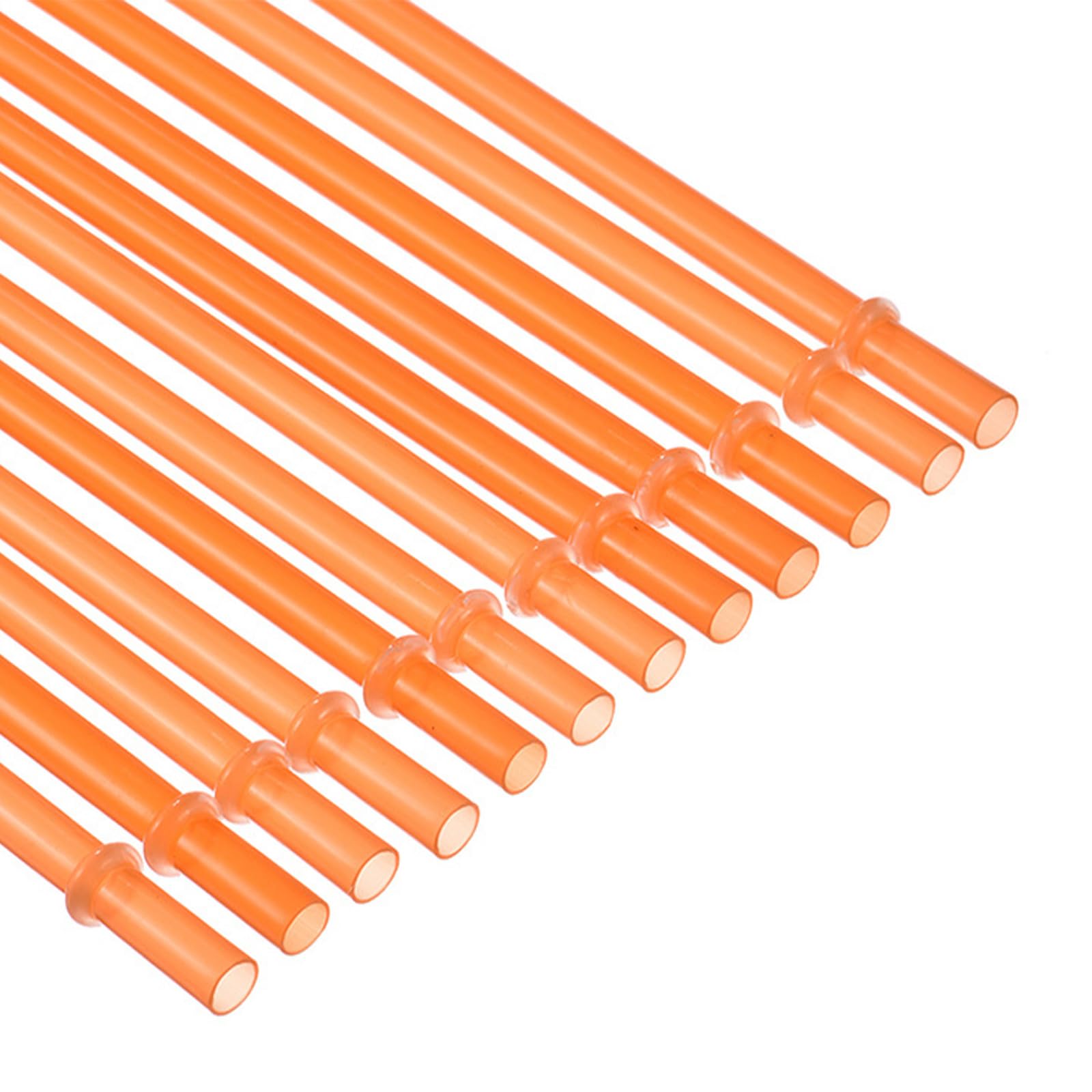 13 Inch Clear Reusable Plastic Replacement Drinking Straws Extra Long for 30oz 40oz 60oz Mason Jar Tumblers,Dishwasher Safe,Set of 12 Pcs Straws with Cleaning Brush (11inch - Image 3