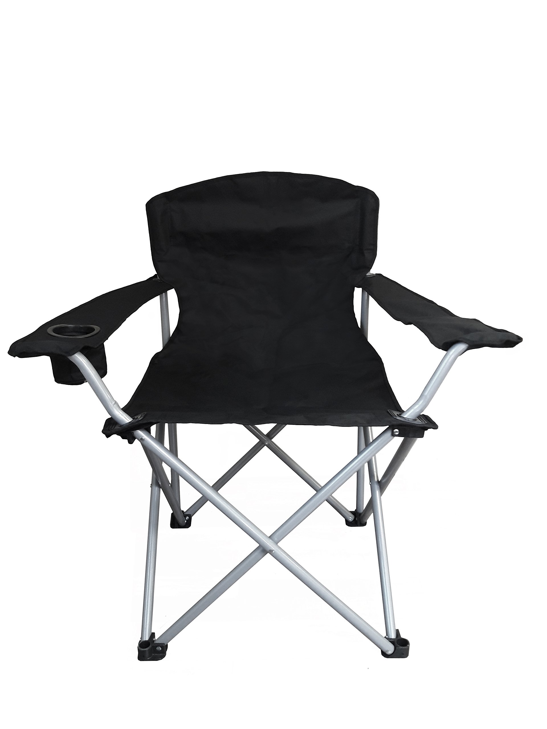 World Famous Sports Oversized Camping Quad Chair, Black