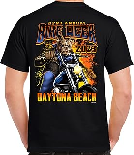 2023 Bike Week Daytona Beach Motorcycle Bulldog T-Shirt