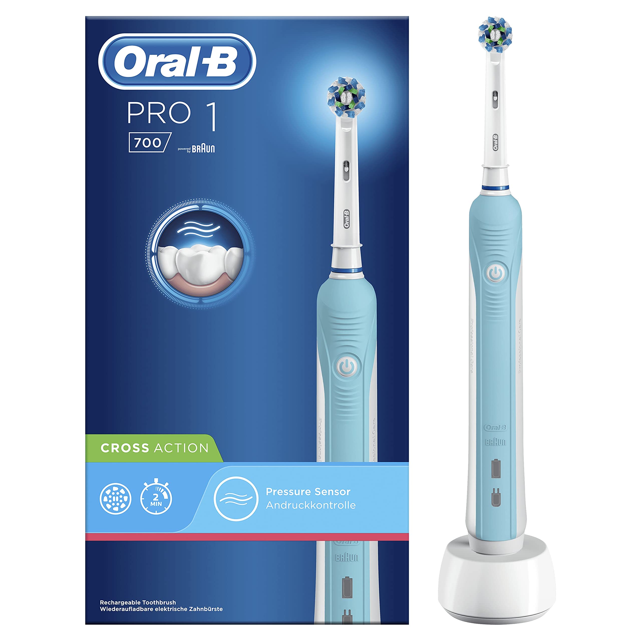 Oral-B PRO 700 Cross Action Brosse à Dents Électrique par Braun