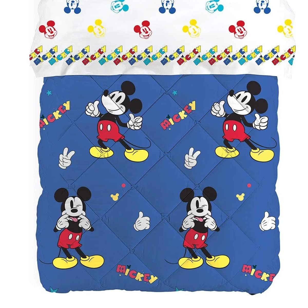 Caleffi Disney - Trapunta Mickey Retro Ragazzo Singolo