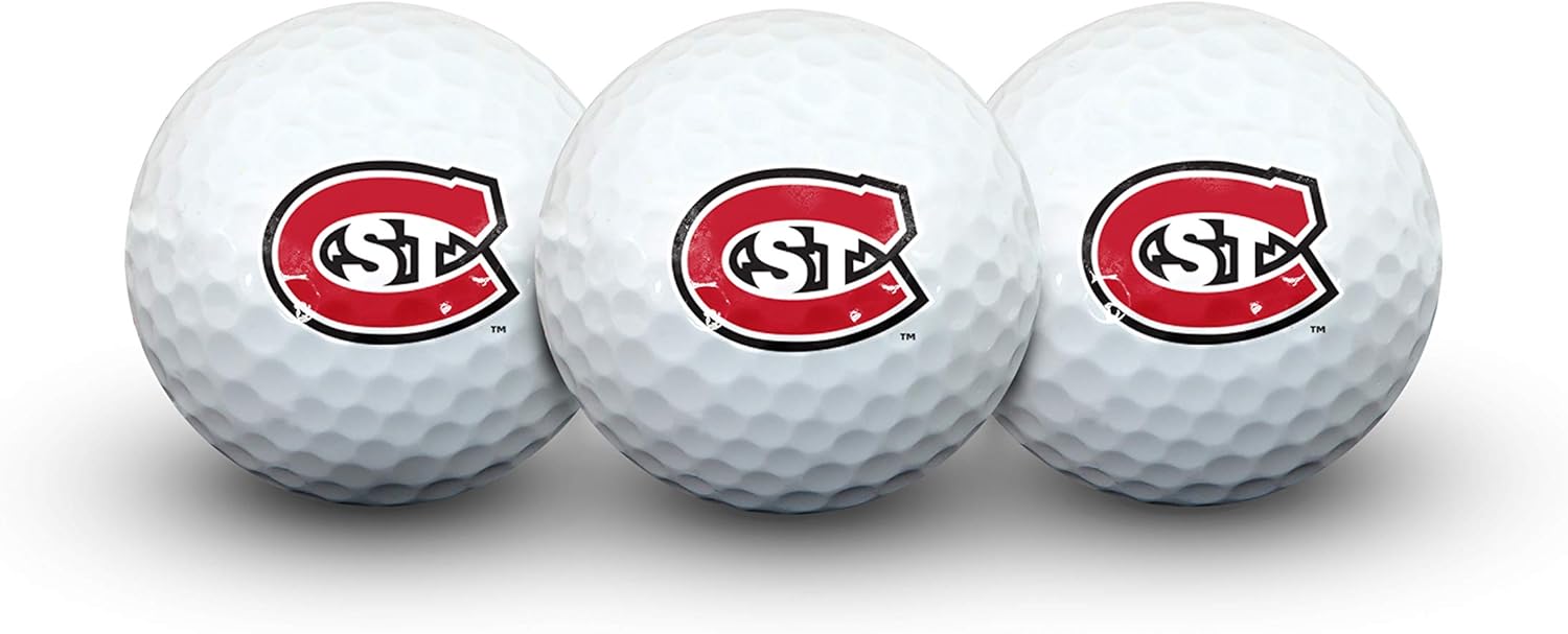 Team Effort NCAA St. Cloud State Huskies Golf Ball Pack of 3St. Cloud State Huskies Golf Ball Pack of 3, Multicolor, NA