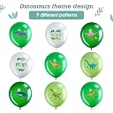 Zomiboo 36 Pcs Dinosaur Balloons 12 Inch for boys Birthday party gallery image