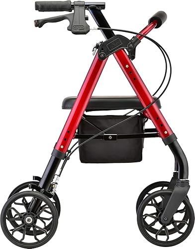 Vista 9 de NOVA Star 8 - Andador con ruedas con sistema de tamaño de ajuste perfecto, ligero y plegable, fácil de levantar y transportar, ideal para viajes