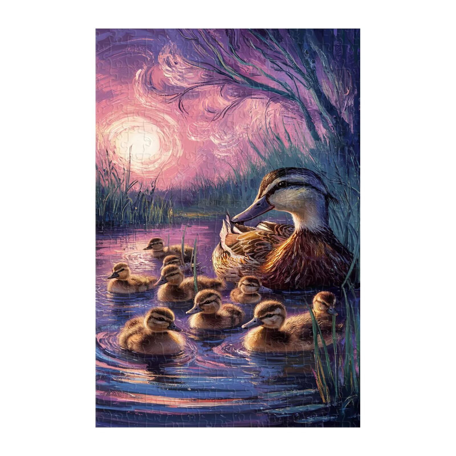 Puzzle 1500 elementów dla dorosłych, zwierzęta, kaczka, 87 x 57 cm, trudna gra edukacyjna, prezent dla mężczyzny i kobiety, 1500 elementów, puzzle dla dorosłych