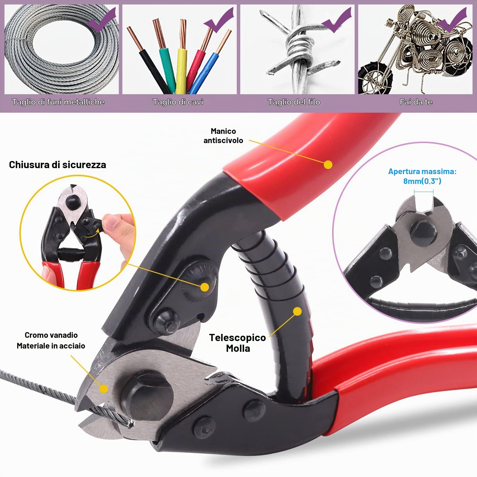 Swpeet Cappucci per bici Shift Alloy Bicycle Brake Cables End Caps