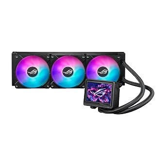 ASUS CPU Cooler 14.2 inches 360 mm All-in-One AIO Water Cooling LCD ROG Ryujin III 360 ARGB Extreme