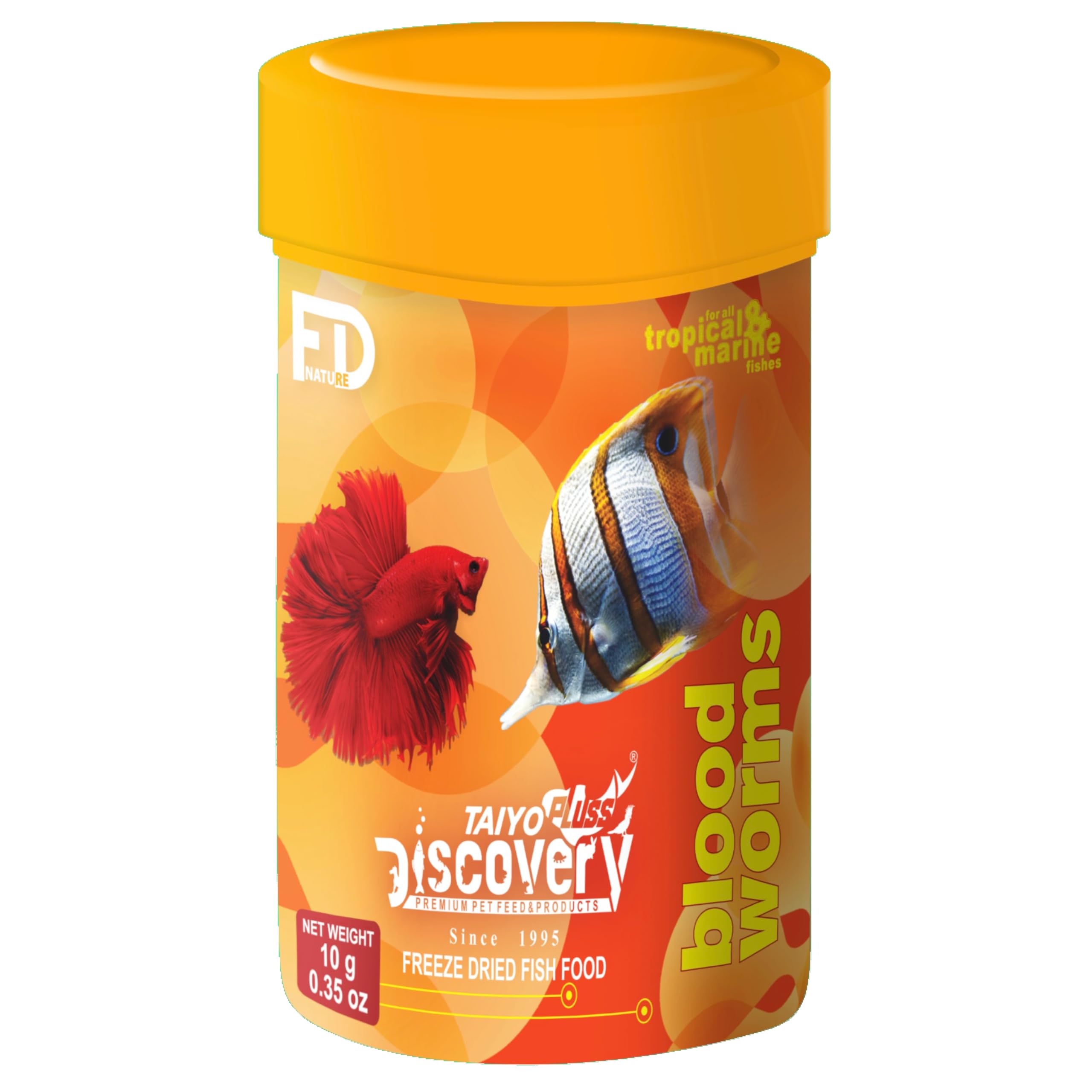 Taiyo Pluss Discovery Freeze Dried Blood Worms - 10 g (Pack of 1) | High Protein Natural Treat | Enhances Colour & Growth | Ideal for Betta, Goldfish, Cichlids & Tropical Fishes-picture-20