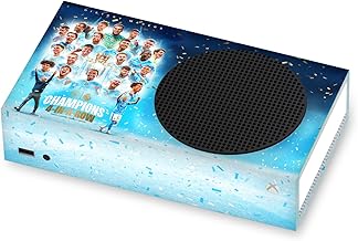 Head Case Designs Póster oficial del equipo del Manchester City Man City FC 2024 Champions, calcomanía de vinilo para juegos, compatible con consola Xbox Series S