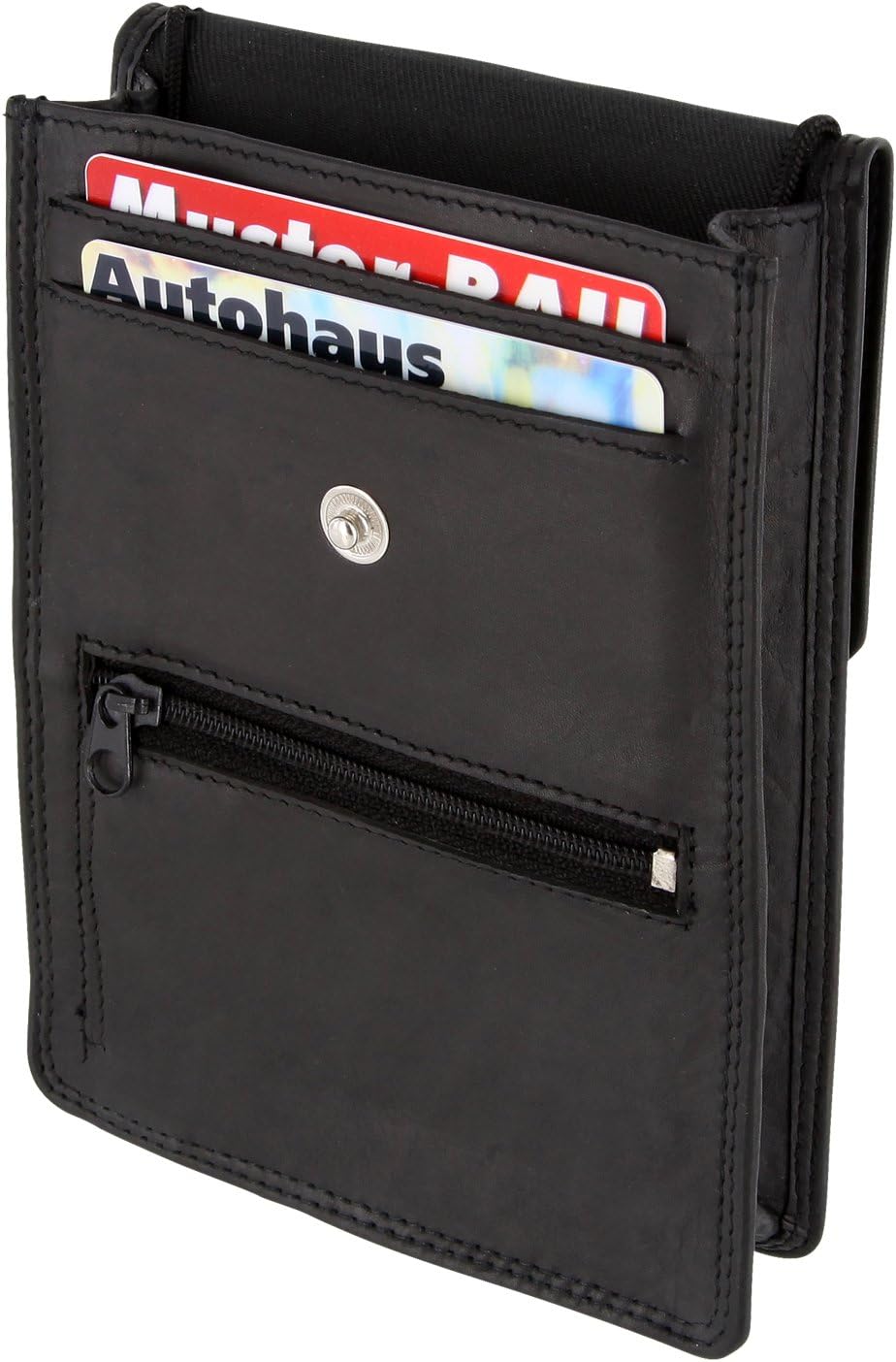Neck pouch leather