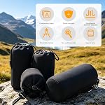 4 Pcs DSLR Camera Neoprene Lens Pouch Bag Cover, 4Pcs Camera Lens Protective Pouch Compatible with Nikon(S,M,L,XL)